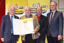 Verleihung des Qualitätszertifikates für Gesunde Gemeinden im Netzwerk durch Landeshauptmann Dr. Josef Pühringer, Pfarrkirchen im Mühlkreis