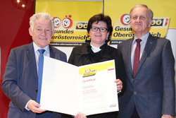 Verleihung des Qualitätszertifikates für Gesunde Gemeinden im Netzwerk durch Landeshauptmann Dr. Josef Pühringer, Gemeinde Buchkirchen