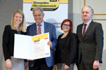 Verleihung des Qualitätszertifikates Gesunde Gemeinde mit Landesrätin Mag. Haberlander