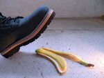 Schuh und Banane