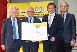 Verleihung des Qualitätszertifikates für Gesunde Gemeinden im Netzwerk durch Landeshauptmann Dr. Josef Pühringer, Gemeinde Peuerbach