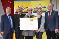 Verleihung des Qualitätszertifikates für Gesunde Gemeinden im Netzwerk durch Landeshauptmann Dr. Josef Pühringer, Gemeinde Pinsdorf