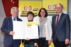 Verleihung des Qualitätszertifikates für Gesunde Gemeinden im Netzwerk durch Landeshauptmann Dr. Josef Pühringer, Gemeinde Steinbach am Ziehberg