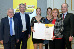 Verleihung des Qualitätszertifikates für Gesunde Gemeinden im Netzwerk durch Landeshauptmann Dr. Josef Pühringer, Gemeinde Hargelsberg
