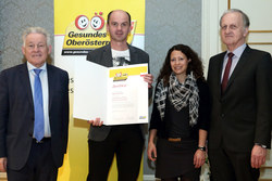 Verleihung des Qualitätszertifikates für Gesunde Gemeinden im Netzwerk durch Landeshauptmann Dr. Josef Pühringer, Gemeinde Reichenthal