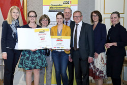 Verleihung des Gesundheitsförderungspreises durch Landesrätin Mag. Christine Haberlander