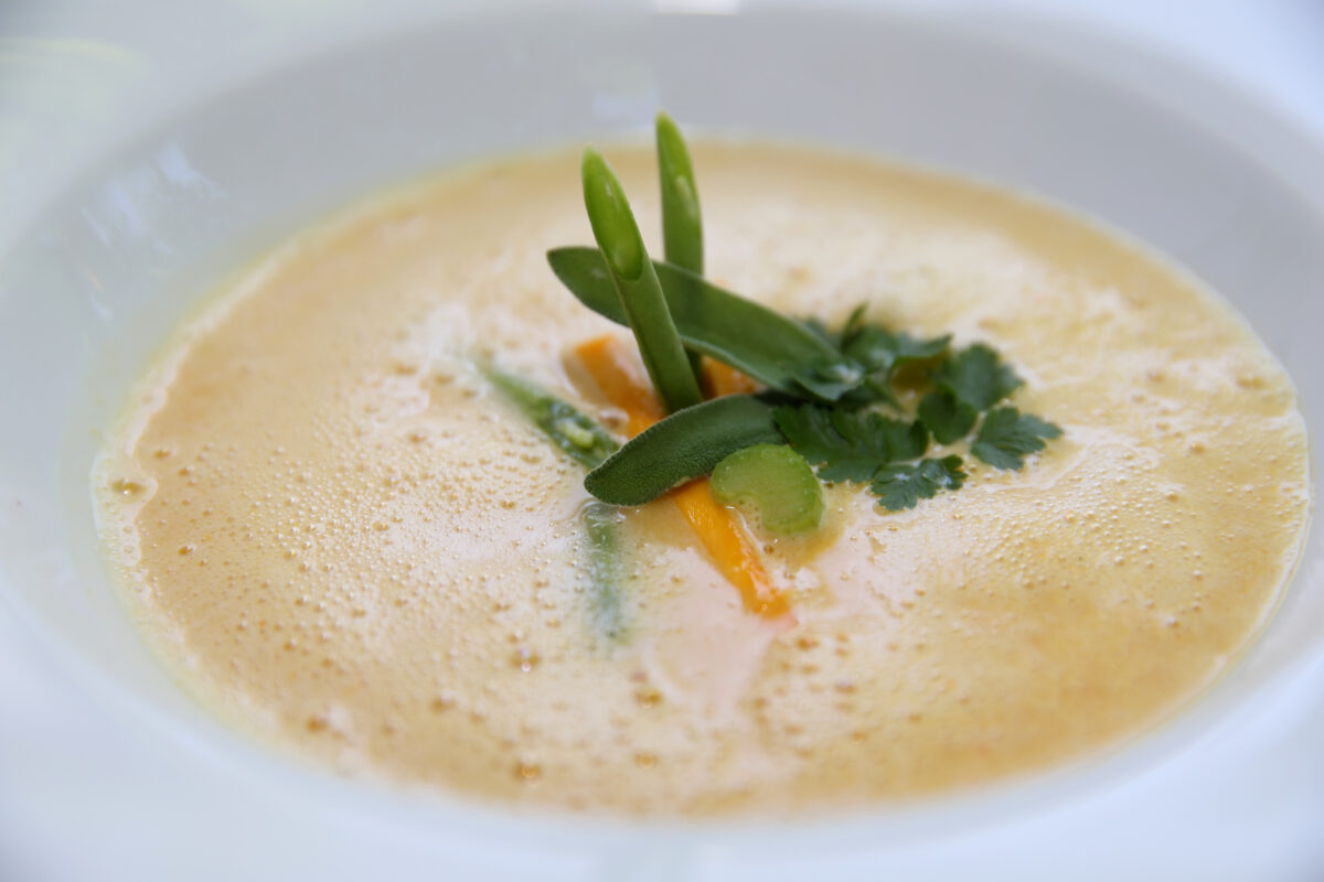 Kürbis-Bohnensuppe