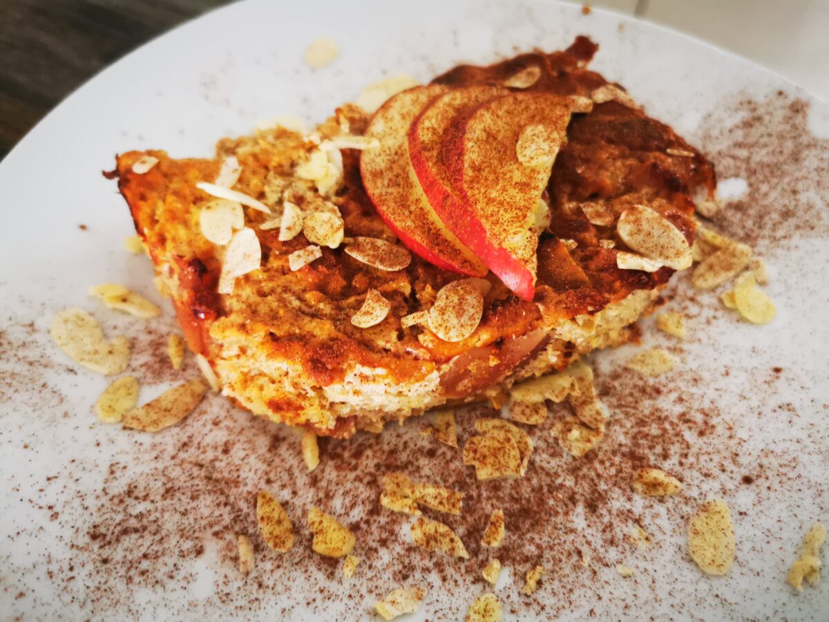 Apfel Topfen Auflauf