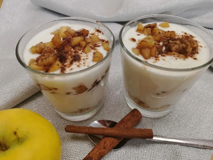 Bratapfel Schichtdessert