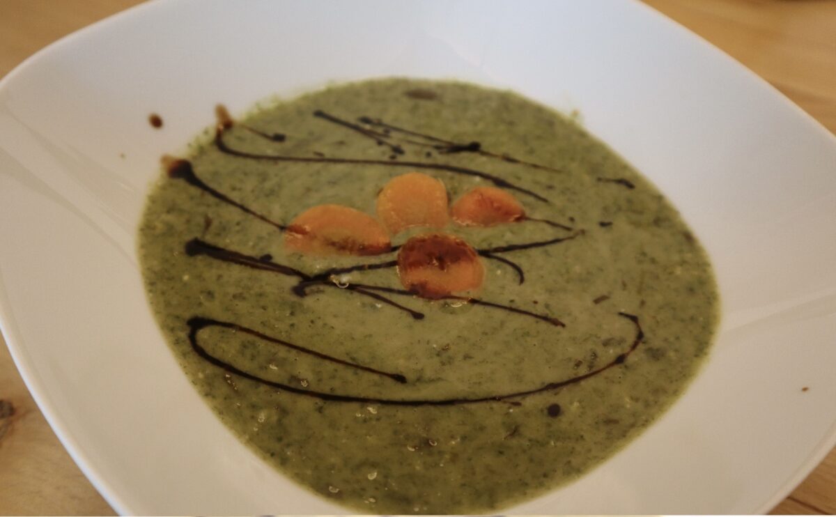 Bärlauch Haferflockensuppe