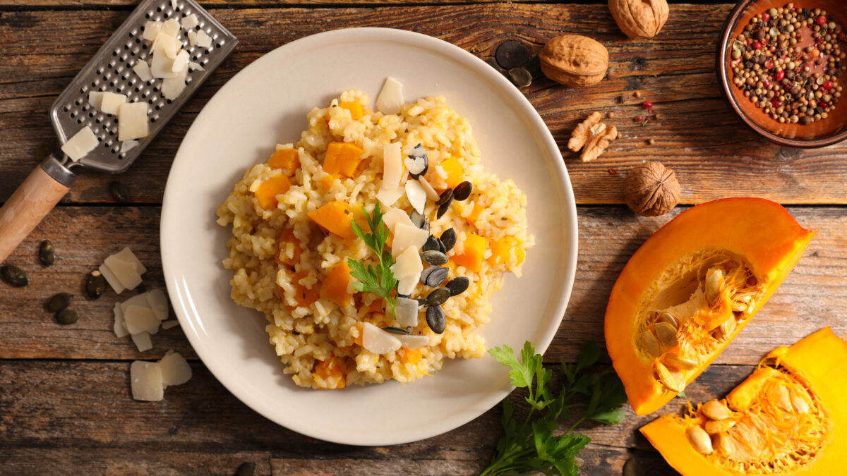 Kürbisrisotto