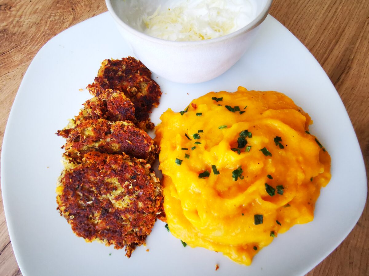 Linsenfalafel Mit Erdäpfel Karottenpüree
