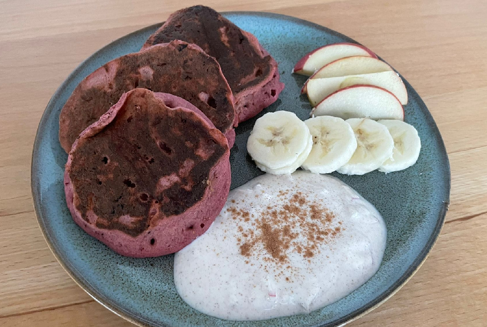 Rote Rüben Pancakes