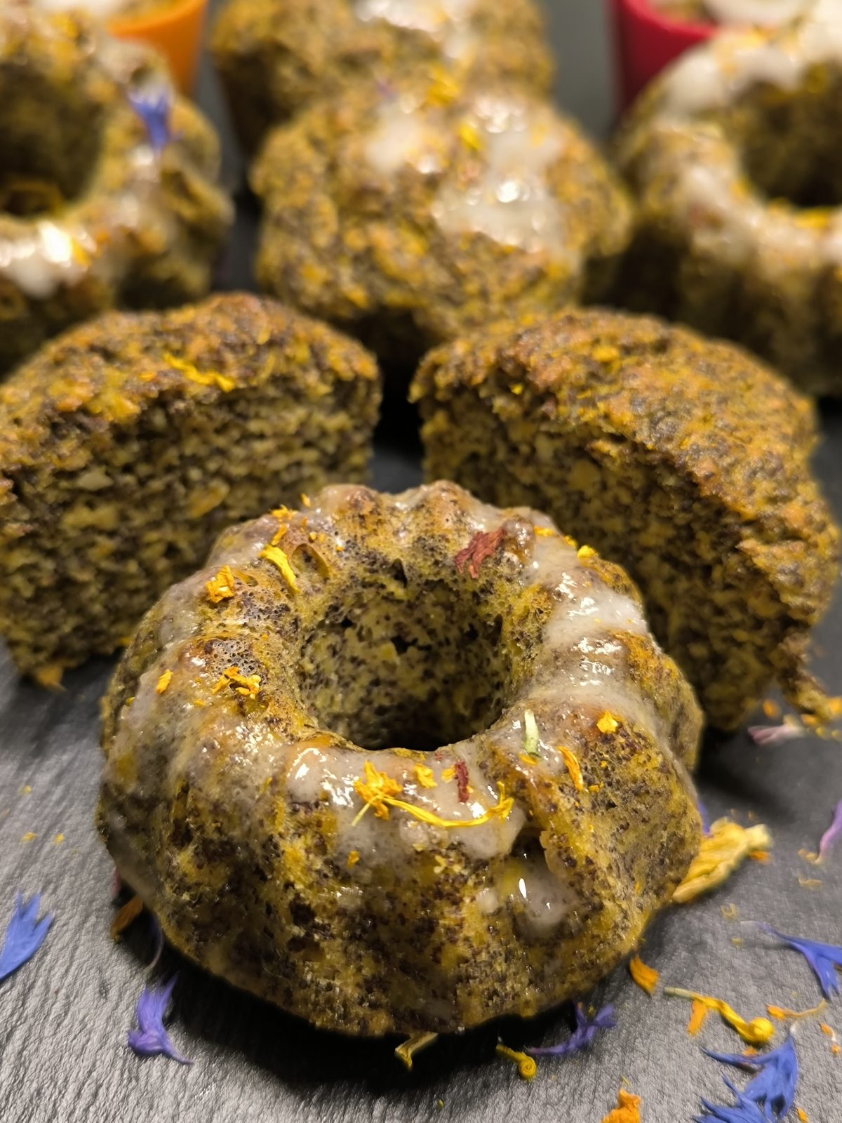 Mohn Karotten Muffins